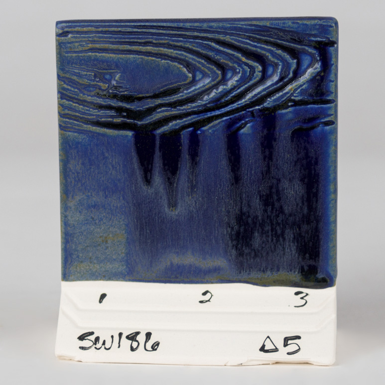 Mayco Foundations Azurite smalto ceramica blu opaco satinato