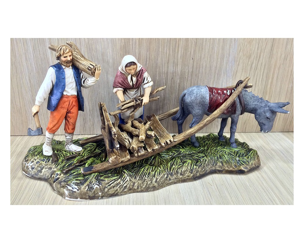 Montanini Gruppi Landi 1097-00 Gruppo treggia scena