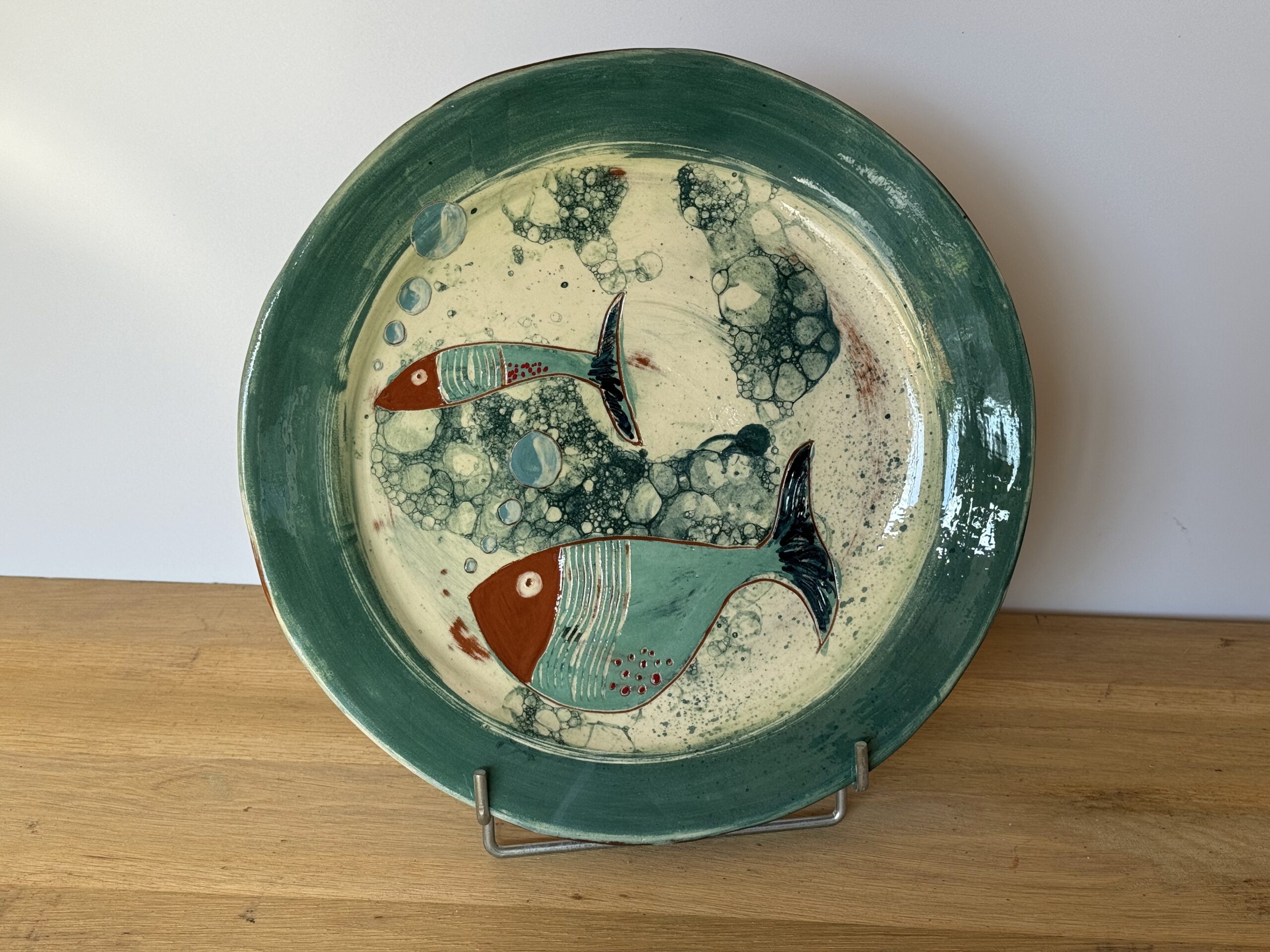 OrientéObjets Figuerolles Plat Poissons piatto medio pesci