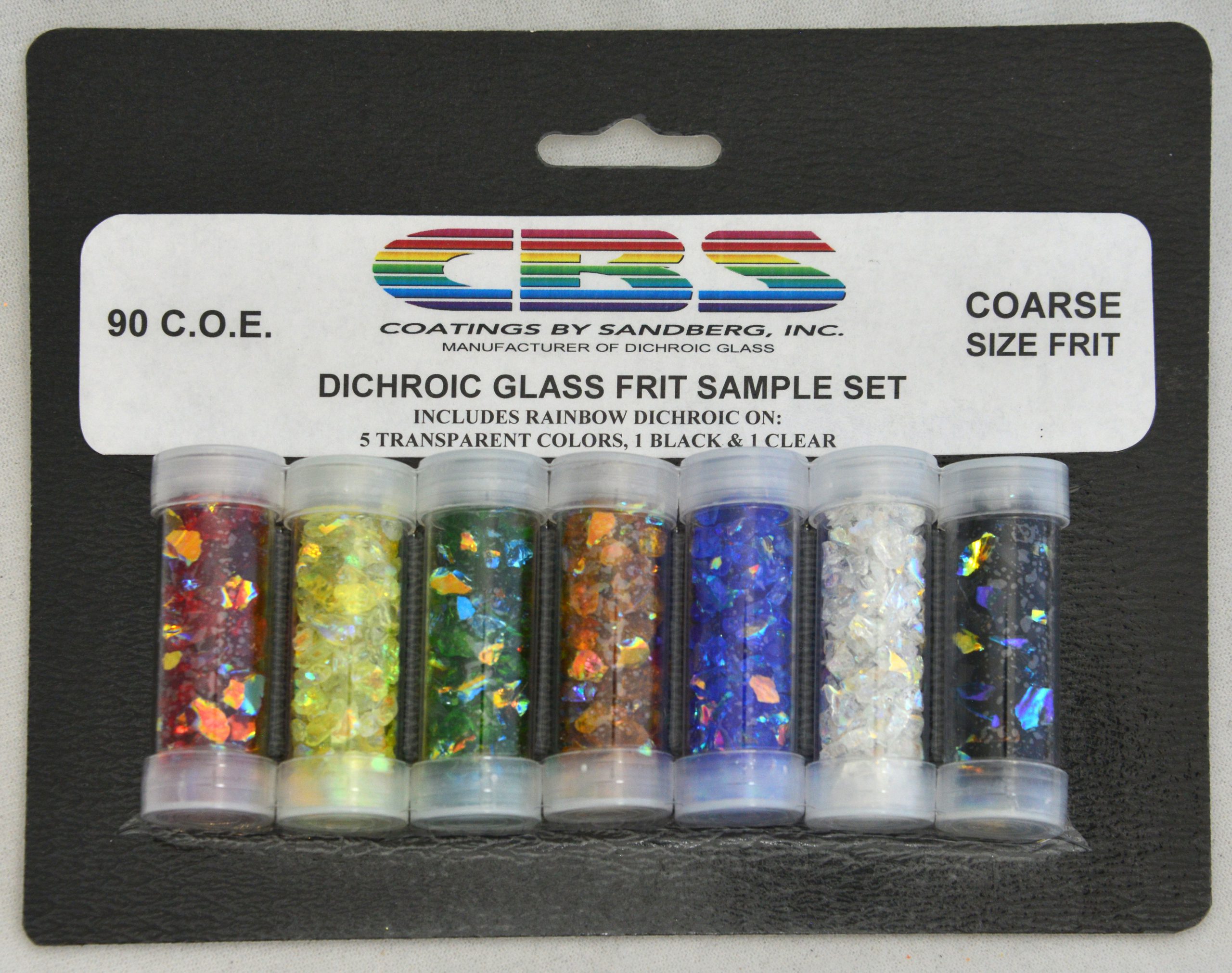 Cbs Dichroic Sample Set Fritta Dicroica Grossa Rainbow 7 tubi