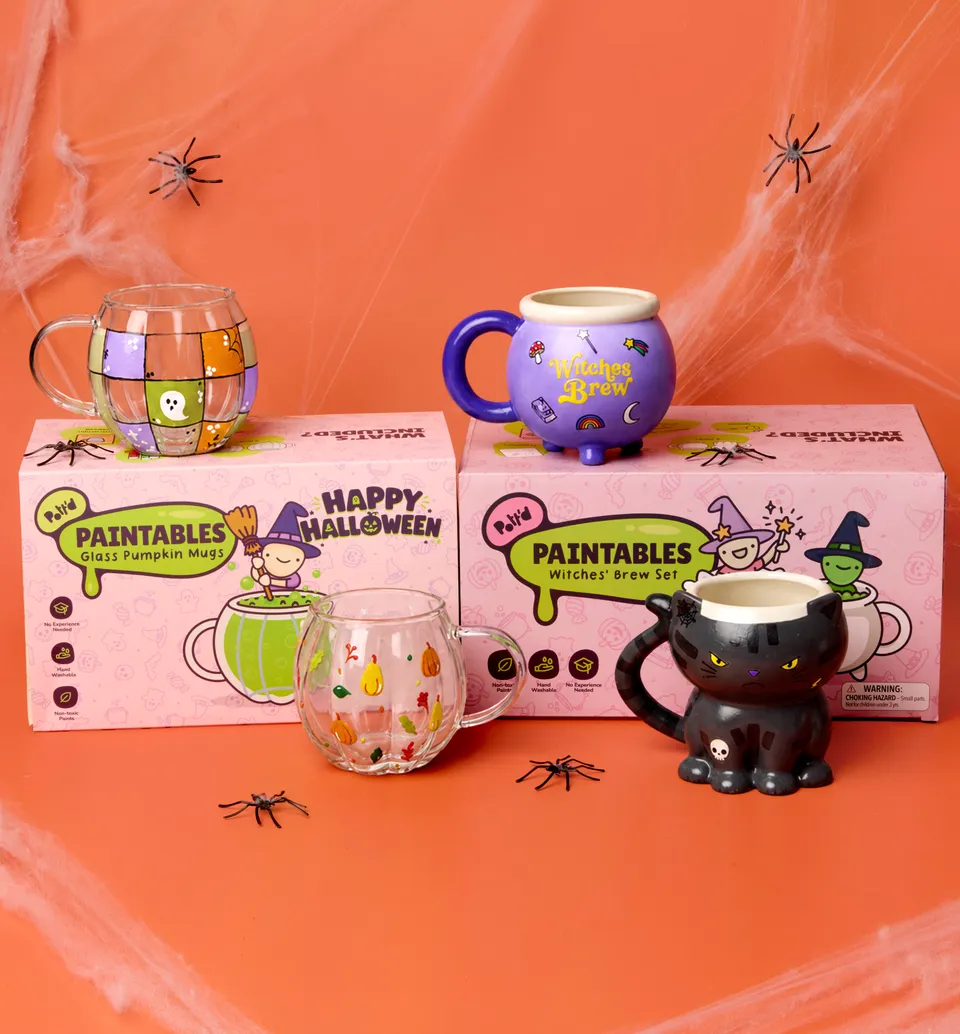 Pott'd Painting Kits Halloween kit pittura tazze ceramica