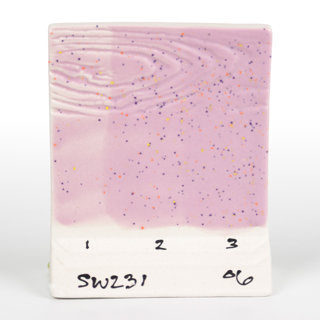 Mayco Stoneware Lilac Speck smalto ceramico lilla puntinato