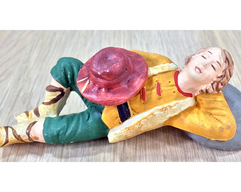 Ditta Montanini T7012 pastore dormiente terracotta 7 cm