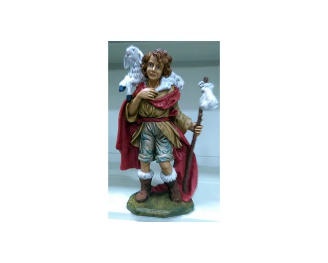 Montanini G30-10 Buon Pastore Statuina Presepe 30 cm Tipo Legno