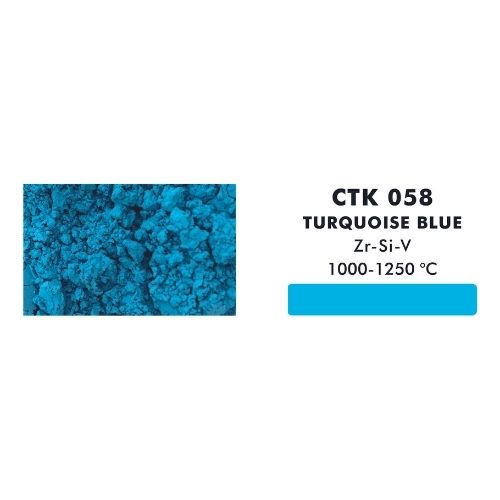 CERCO Underglazes CTK-058 Turquoise Blue ingobbio turchese