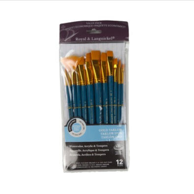 Cerama Strumenti Set pennelli misti 12 pezzi decorazione