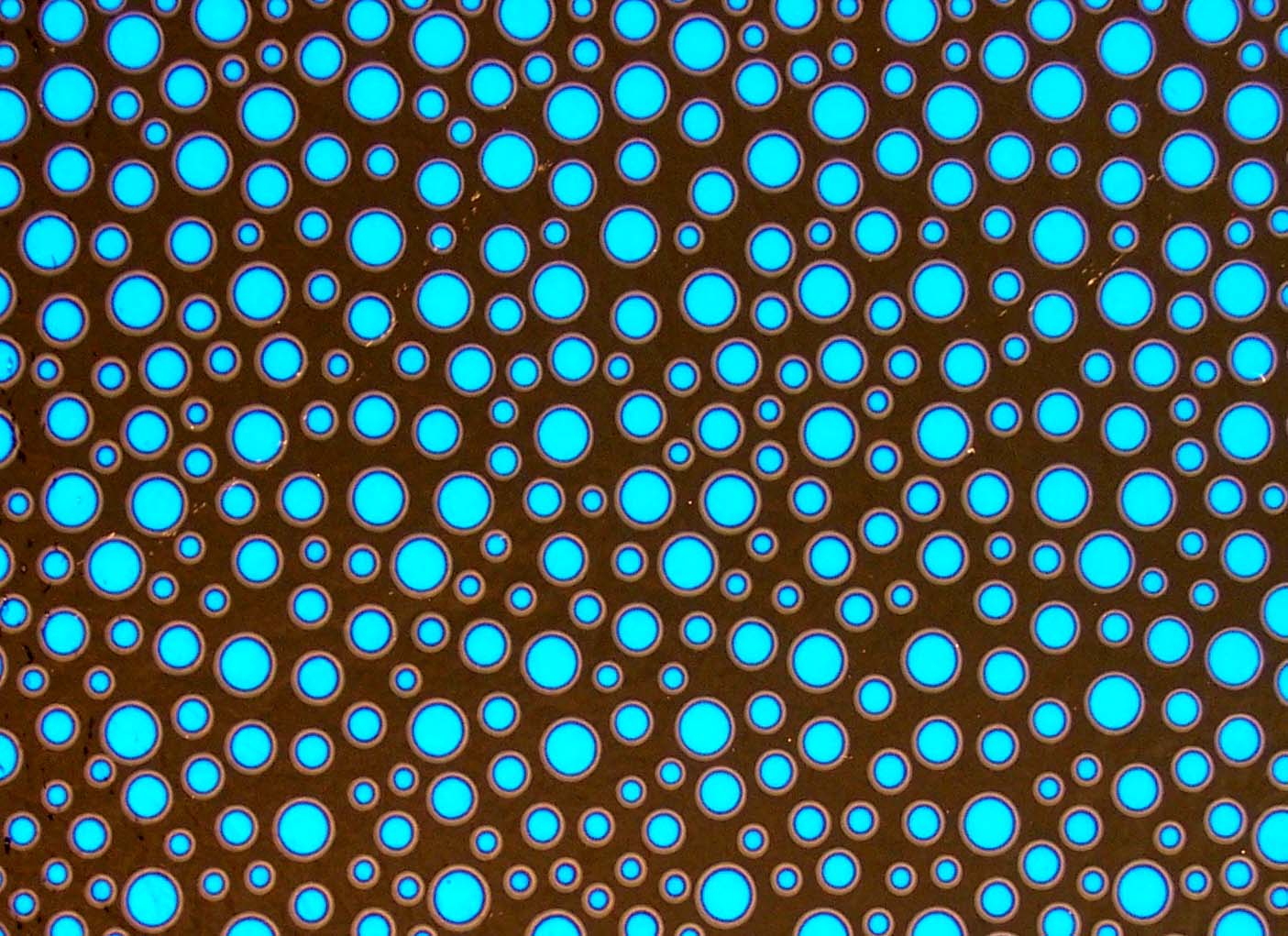 CBS Dichroic Borderline Bubbles vetro dicroico quarter