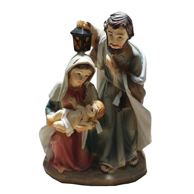 Ditta Montanini Natività in resina H 11,5 cm 250 g