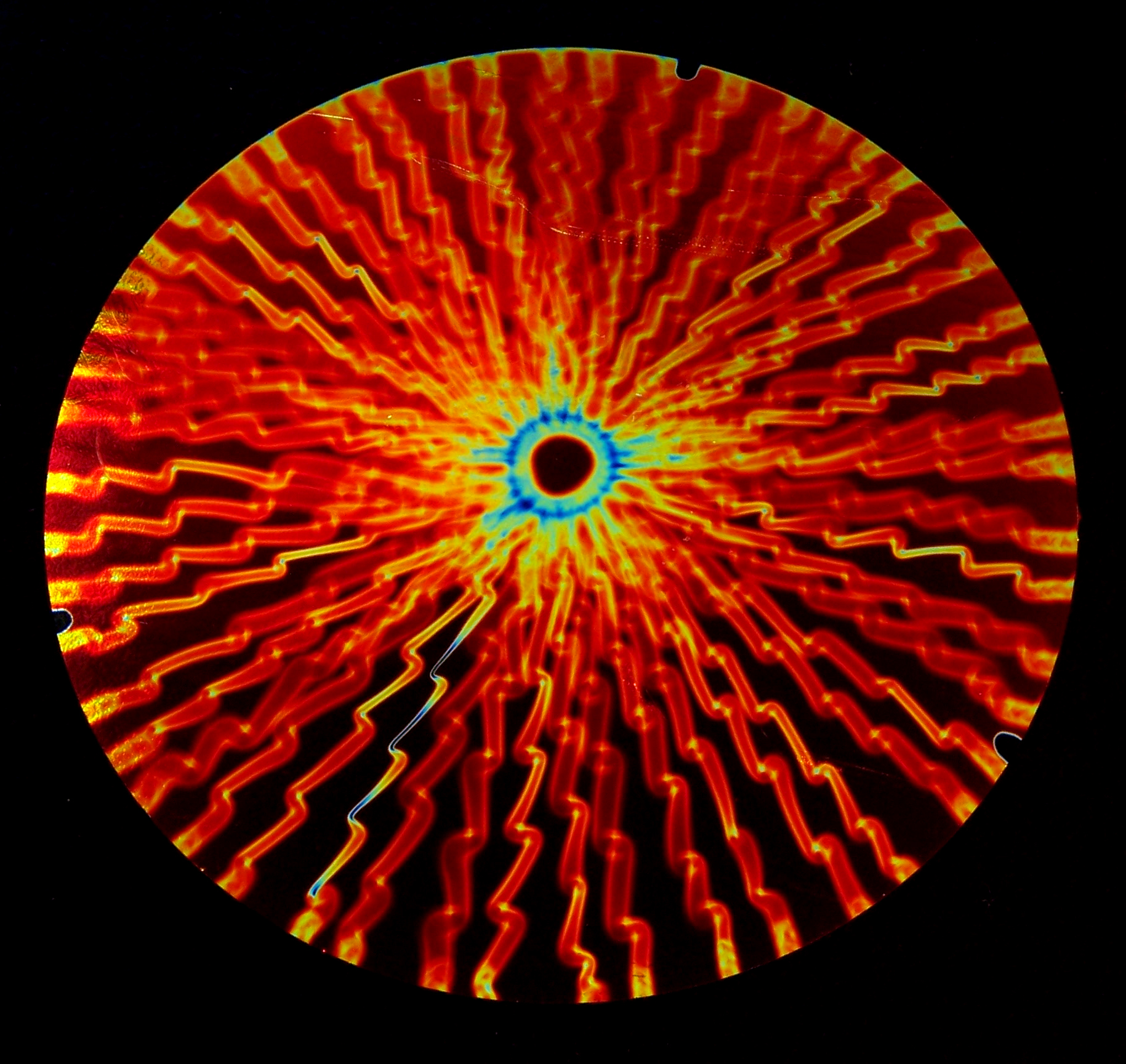 CBS Dichroic Voltage Candy Apple Red vetro dicroico rosso