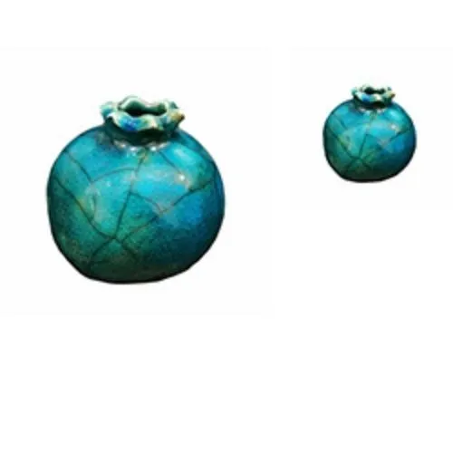 CERCO Raku S 1957 Smalto Crackle Turchese Blu