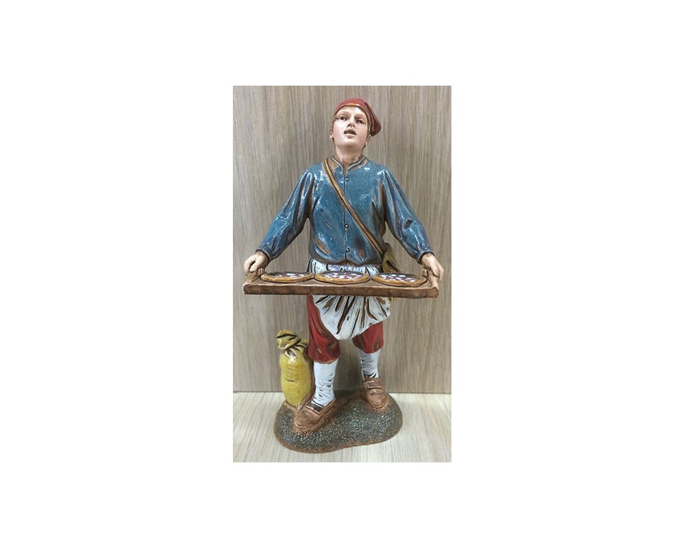 Montanini Pastori Landi 1257-01 Pizzaiolo statuina presepe 12 cm