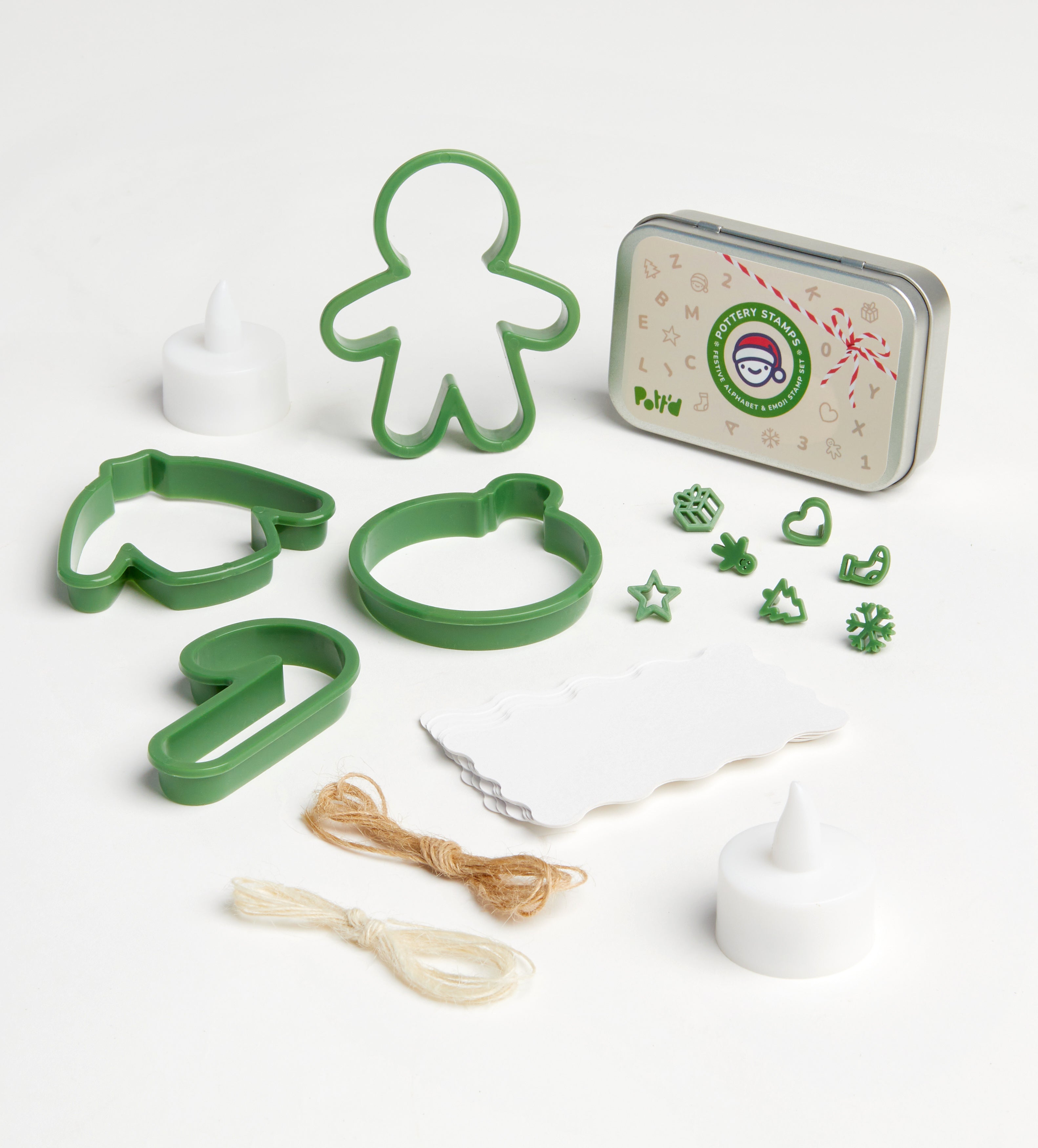 Pott'd Home Pottery Kits Christmas Deluxe kit ceramica natalizio