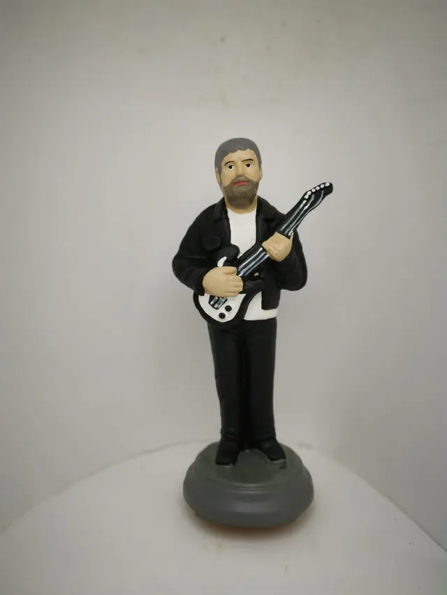 Montanini Personaggi Famosi Pino Daniele Statuina Terracotta