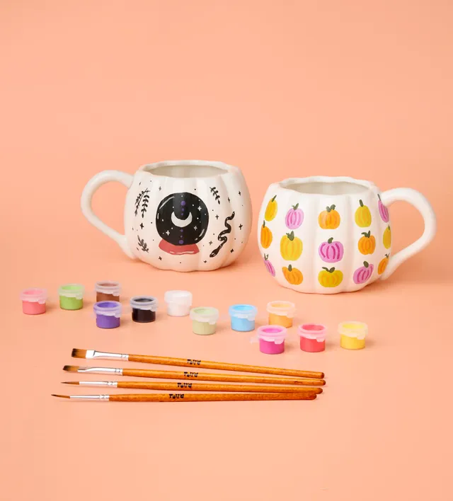 Pott'd Painting Kits Pompoen Paint-a-Mug tazza zucca x2 kit ceramica