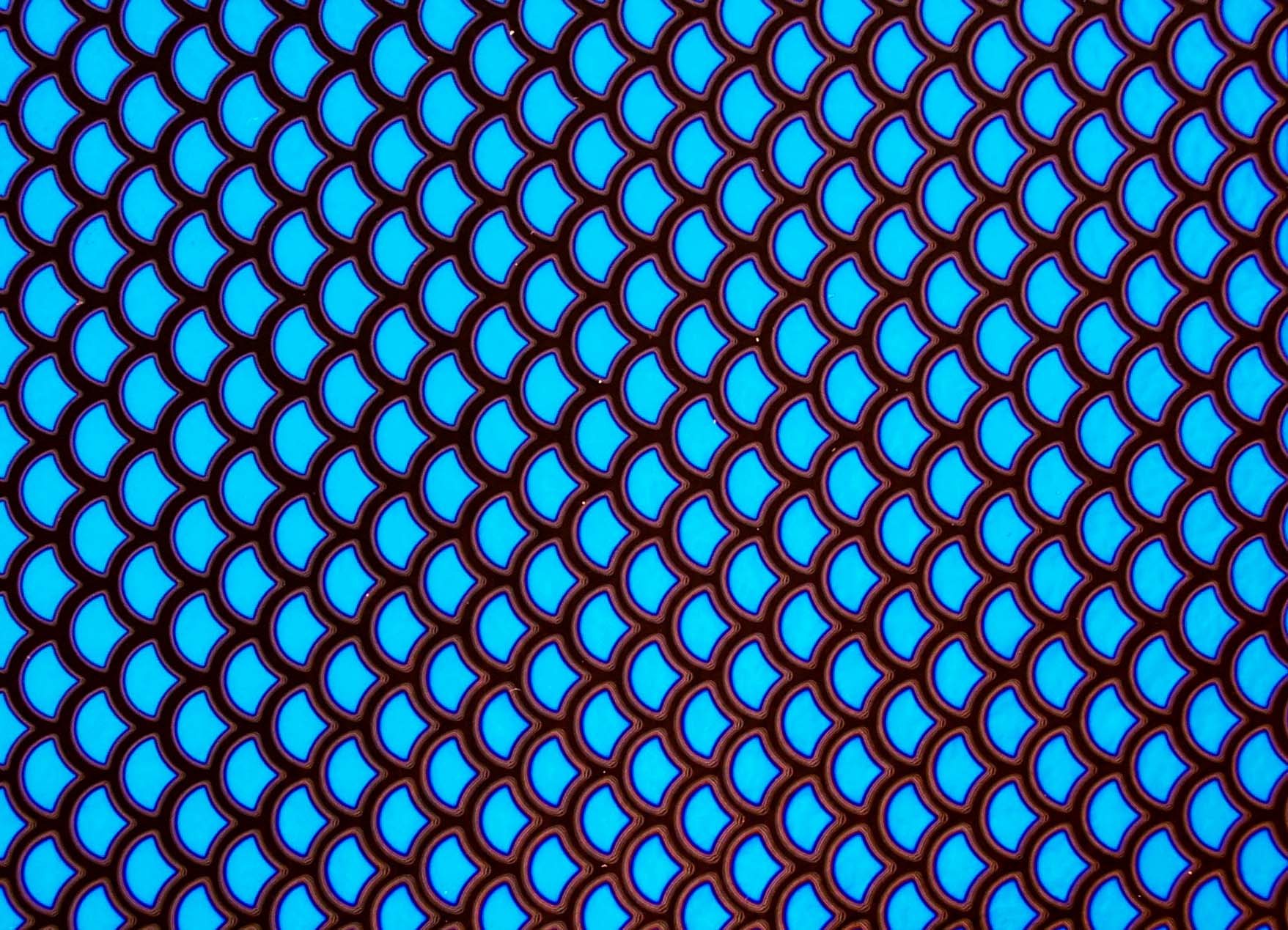 Cbs Borderline Scale vetro dicroico giallo blu quarter