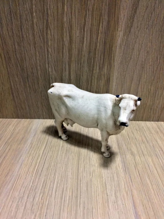 Ditta Montanini 1041-01 mucca bianca animale presepe