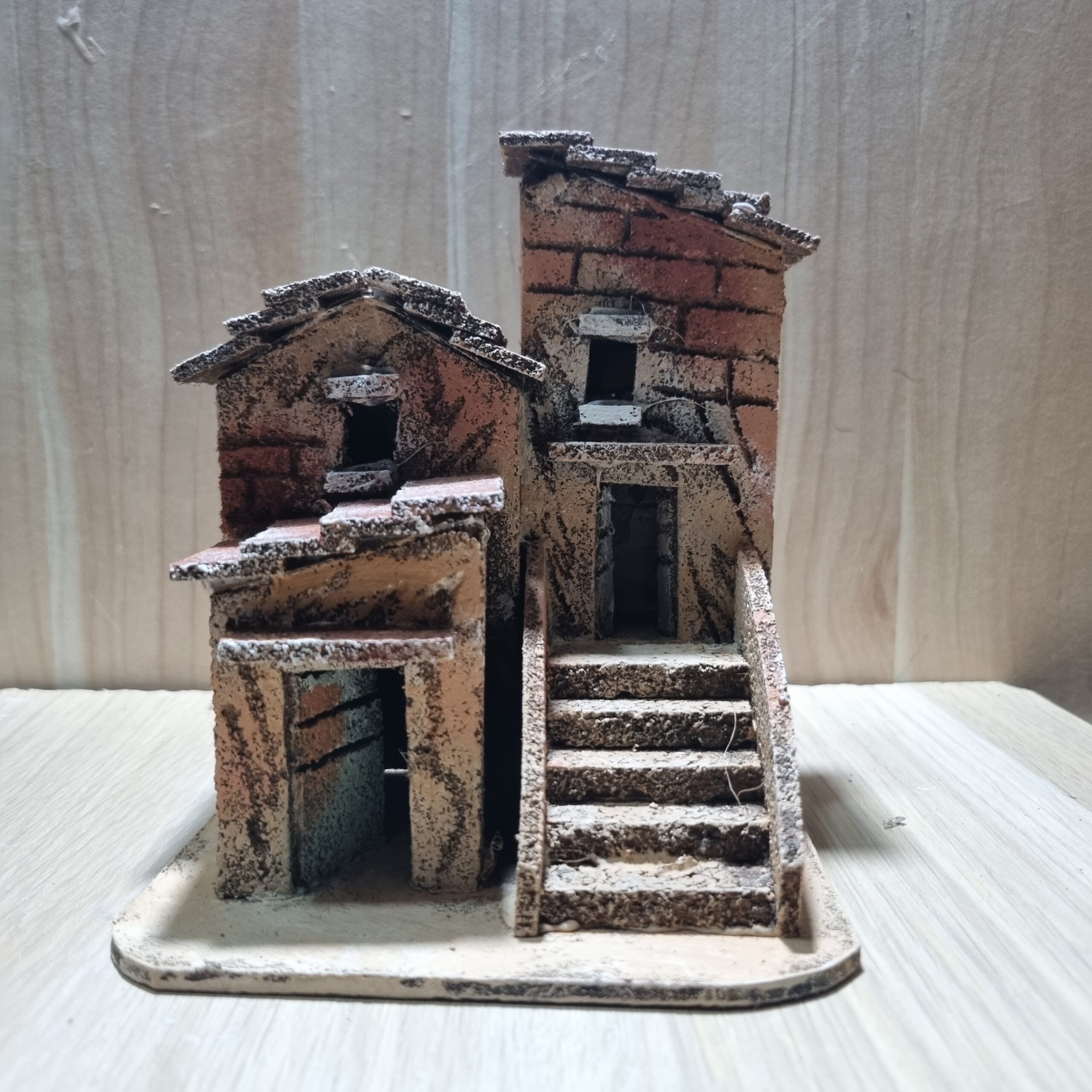 Ditta Montanini Casette in sughero art 38 casetta presepe