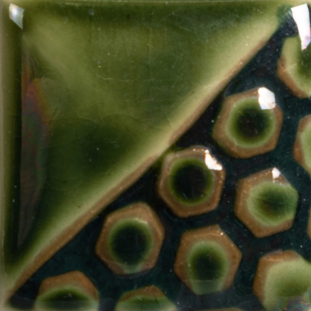 Mayco Elements Green Sapphire smalto ceramico verde naturale