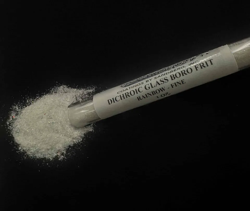 Cbs Dichroic Coarse Frit Frit boro trasparente 1 oz rainbow