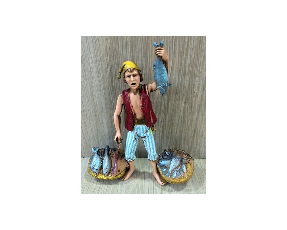 Ditta Montanini Gruppi Landi 0308-06 Pescivendolo statuina