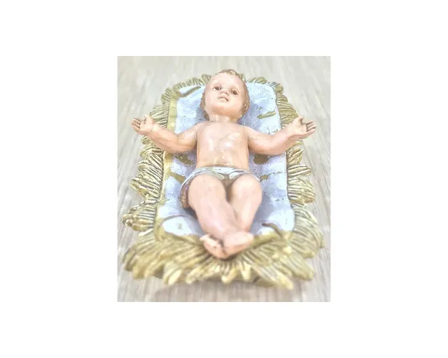 Landi 1003 Bambinello statuina presepe 10 cm resina