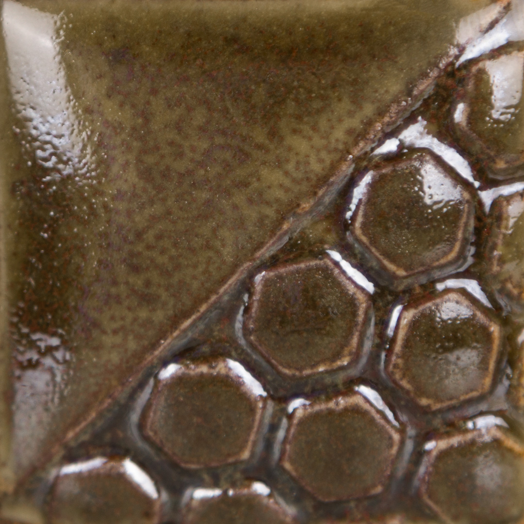 Mayco Elements Foliage Green smalto verde lucido texture