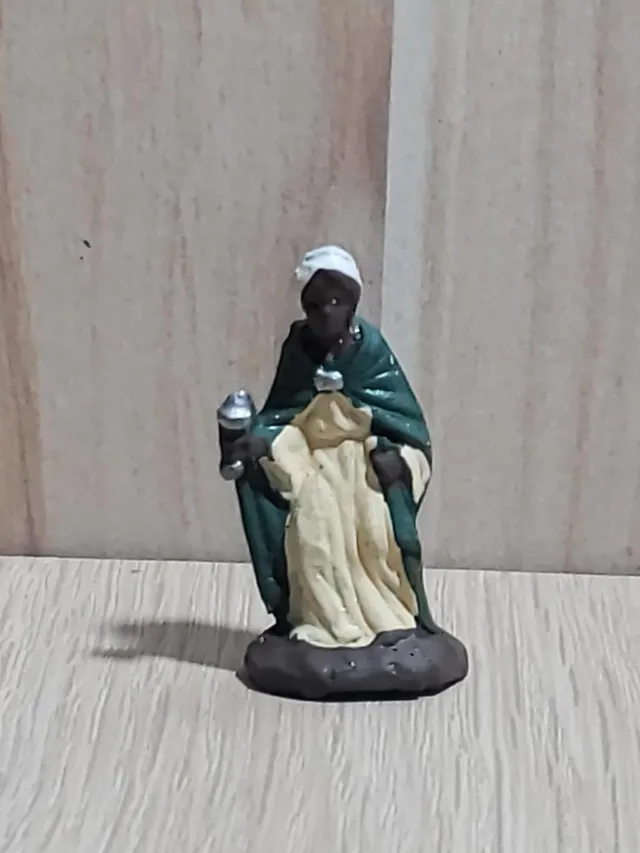 Ditta Montanini Pastori terracotta TC3008 Re Maggio statuina