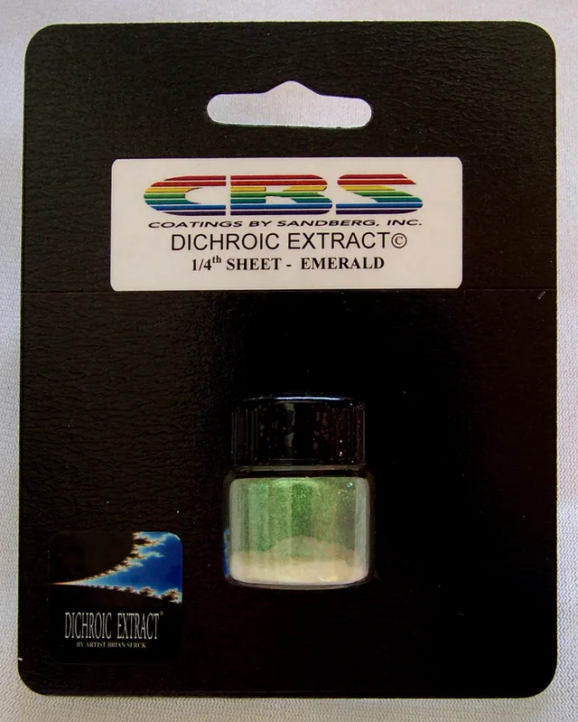 CBS Dichroic Extract Emerald estratto dicroico 1/4 foglio