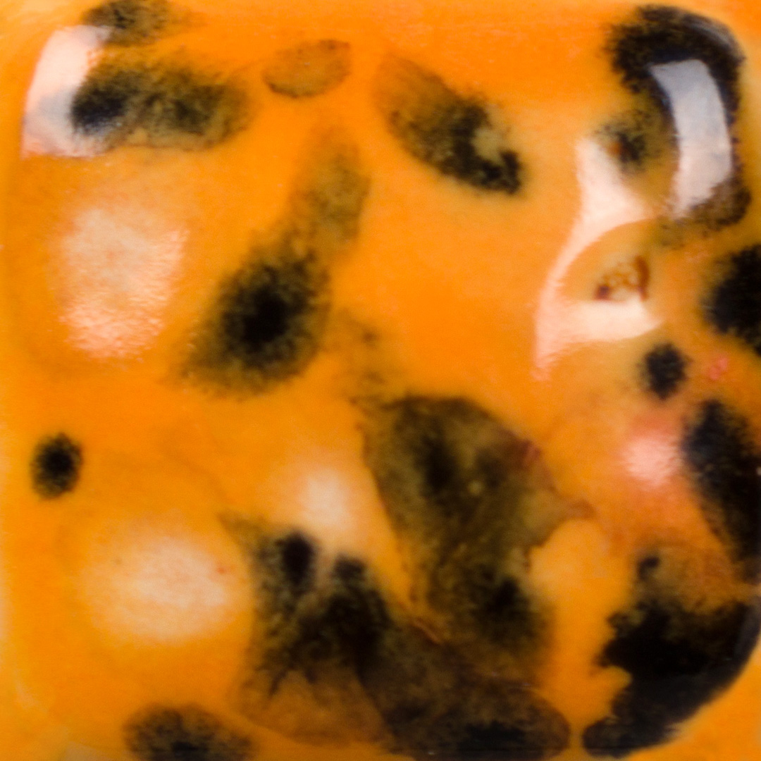 Mayco Jungle Gems Papaya smalto ceramico arancione cristalli