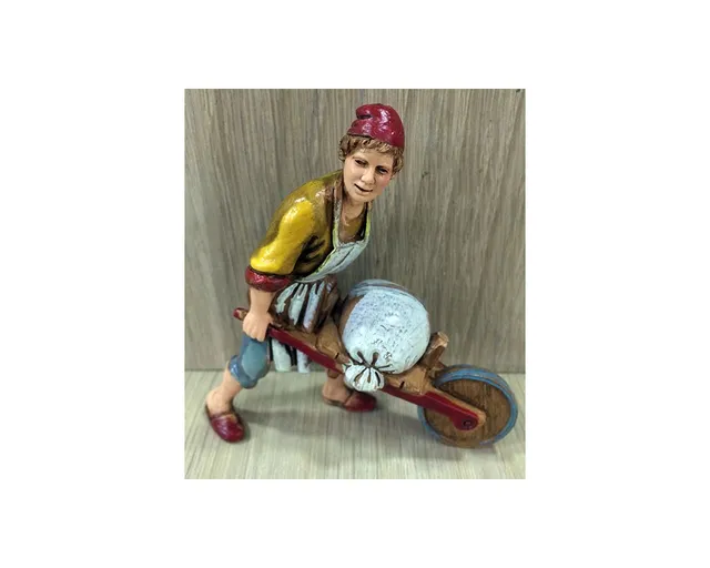 Ditta Montanini Gruppi Landi 0308-07 carriola presepe miniatura