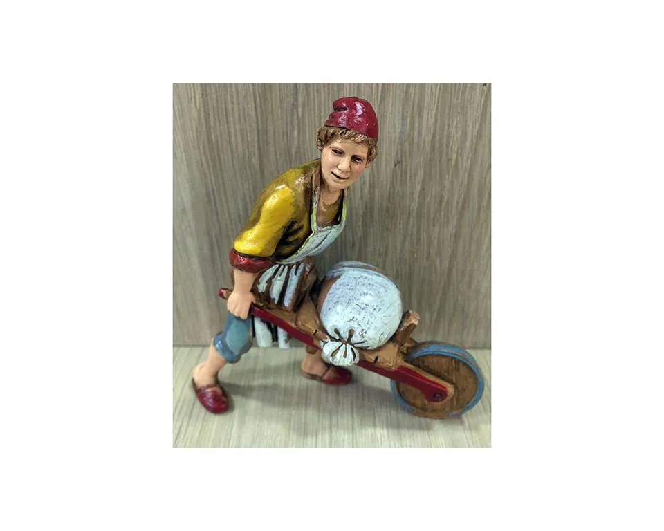Ditta Montanini Gruppi Landi 0308-07 carriola presepe miniatura