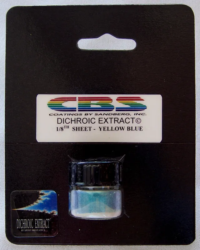 CBS Dichroic Extract Yellow Blue vetro dicroico 1/8 foglio