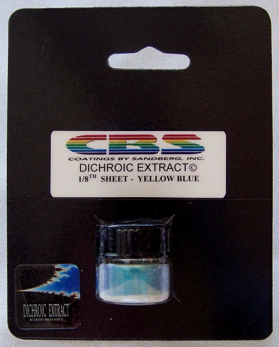 CBS Dichroic Extract Yellow Blue vetro dicroico 1/8 foglio