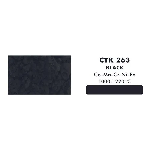 CERCO CTK-263 sottosmalto ceramico nero underglaze