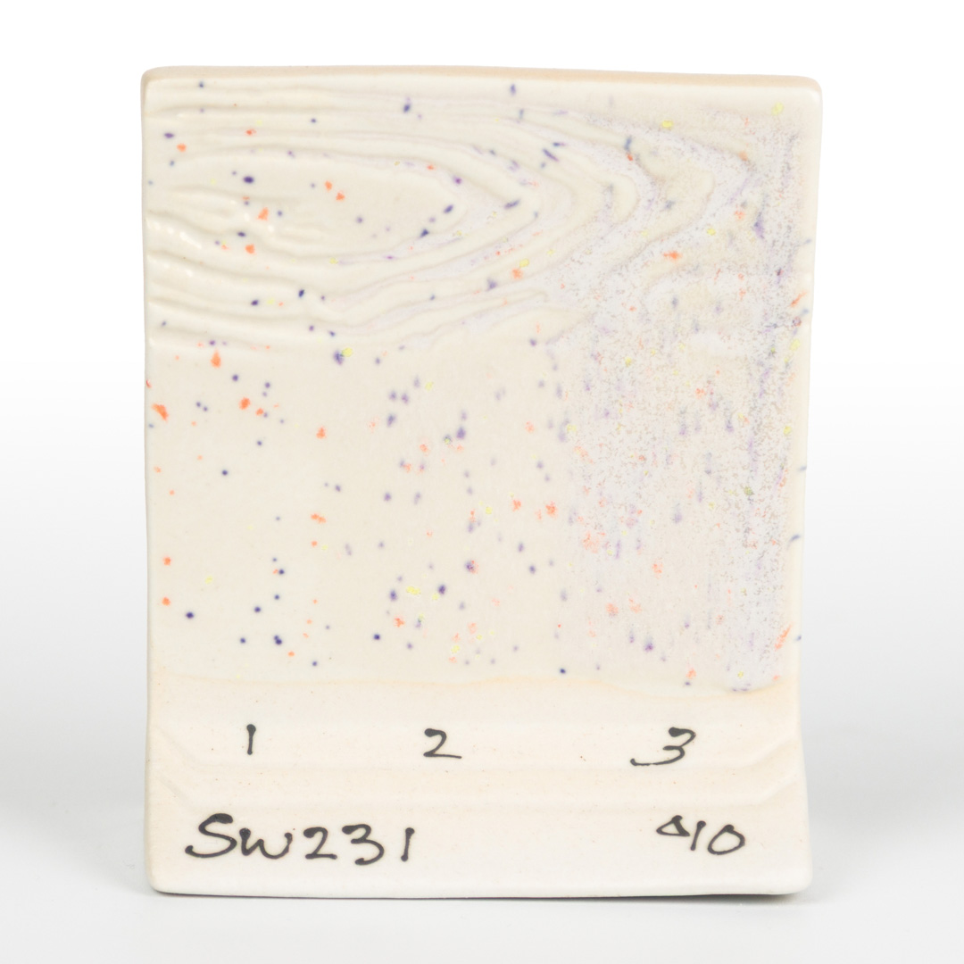 Mayco Stoneware Lilac Speck smalto ceramico lilla puntinato