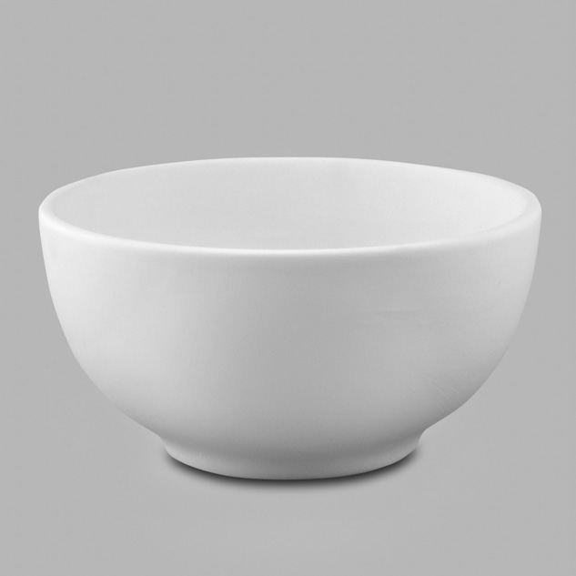 Mayco Earthenware Bisque Rice Bowl ciotola bisquit da decorare