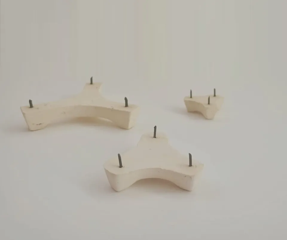 Cerama Treppiedi sostegno cottura ceramica fino 1305°C