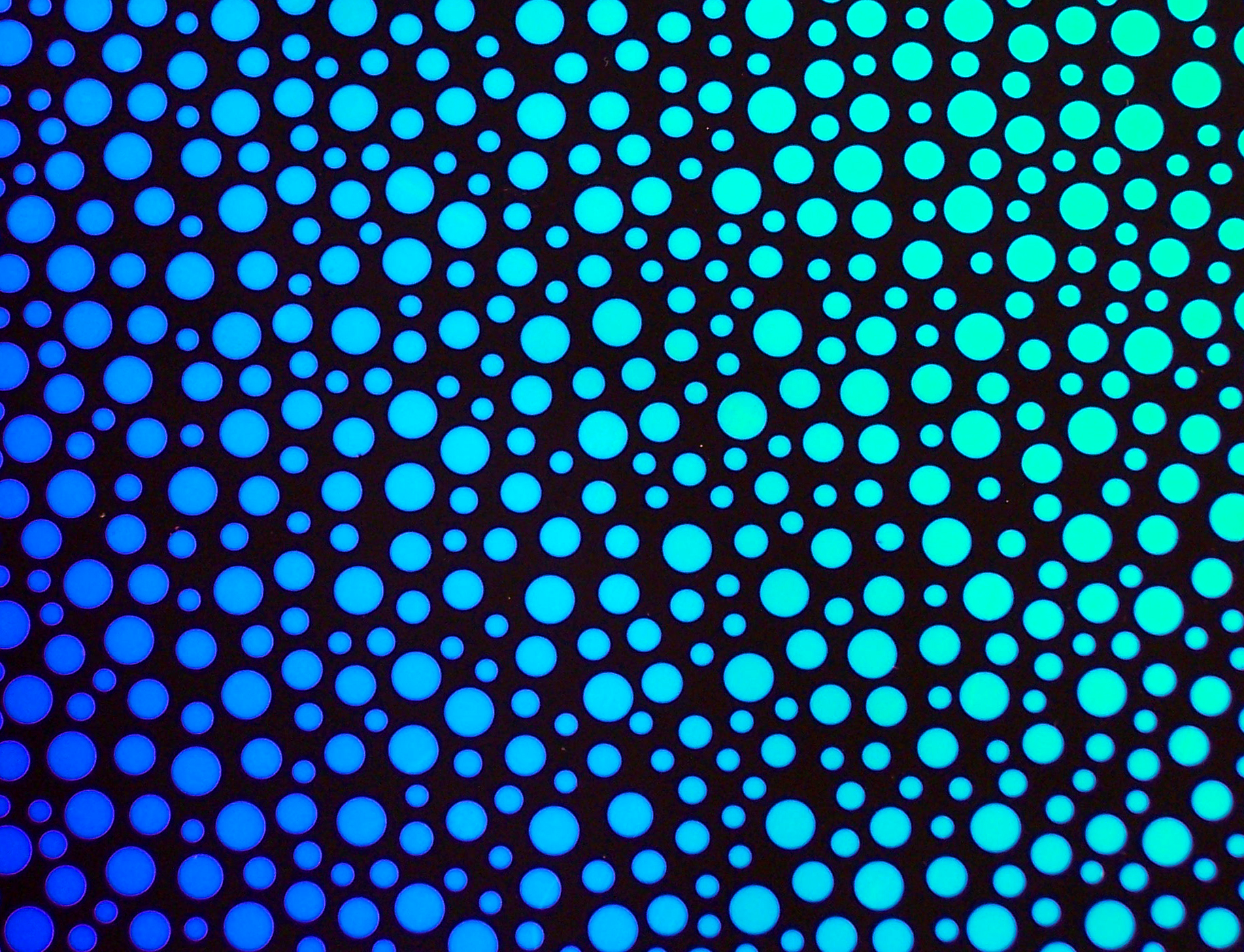 CBS Borderline Bubbles Rainbow vetro dicroico quarter sheet 90 COE