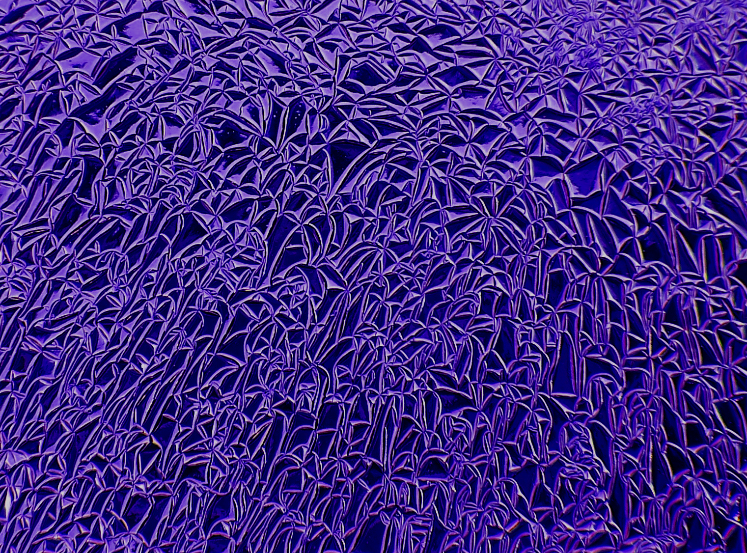 Cbs Crinklized Yellow/Violet vetro fusione tondo 48 cm