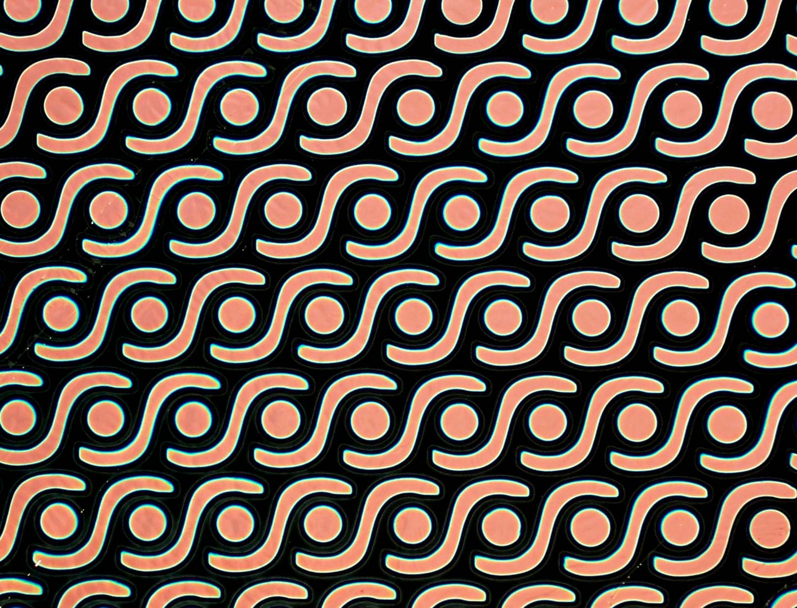 Cbs Borderline Rings Salmon vetro fusione quarto foglio COE