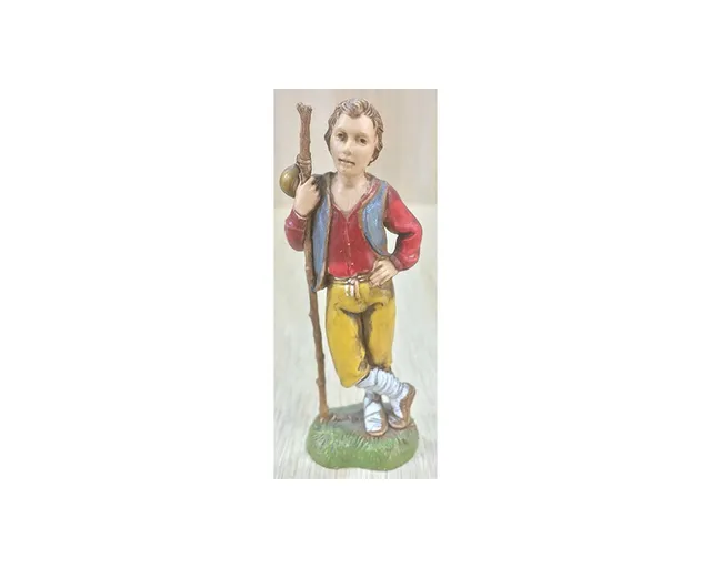 Ditta Montanini Pastori Landi 1047 statuina ragazzo bastone 10 cm