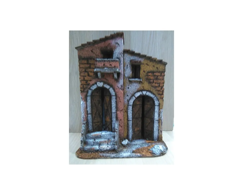 Ditta Montanini Casette M5 casa sughero presepe 28 cm