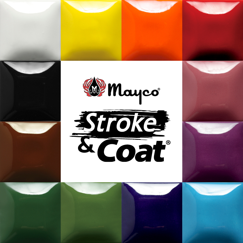 Mayco Stroke & Coat Kit 1 smalti ceramica 2oz
