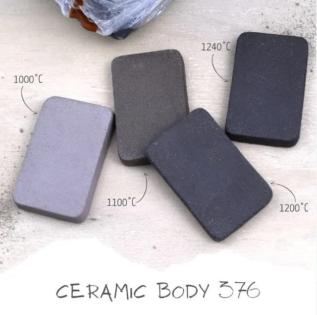 G&S 376 impasto ceramico stoneware nero chamotte 30%