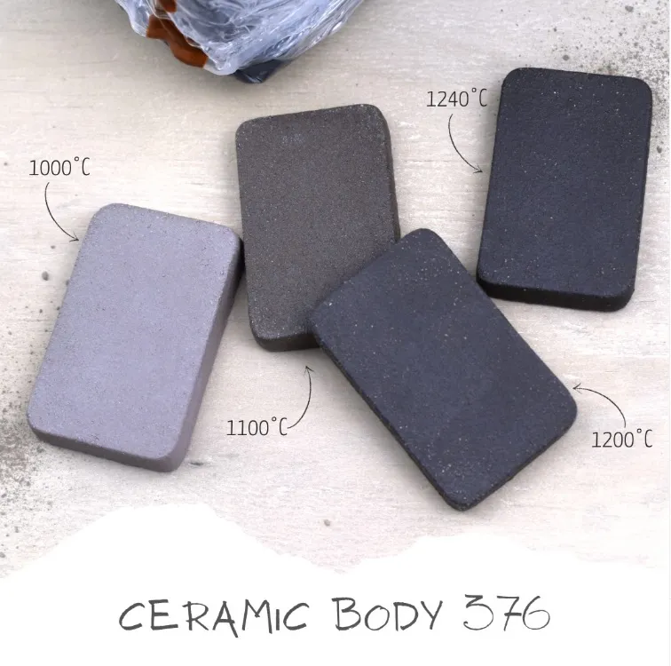 G&S 376 impasto ceramico stoneware nero chamotte 30%