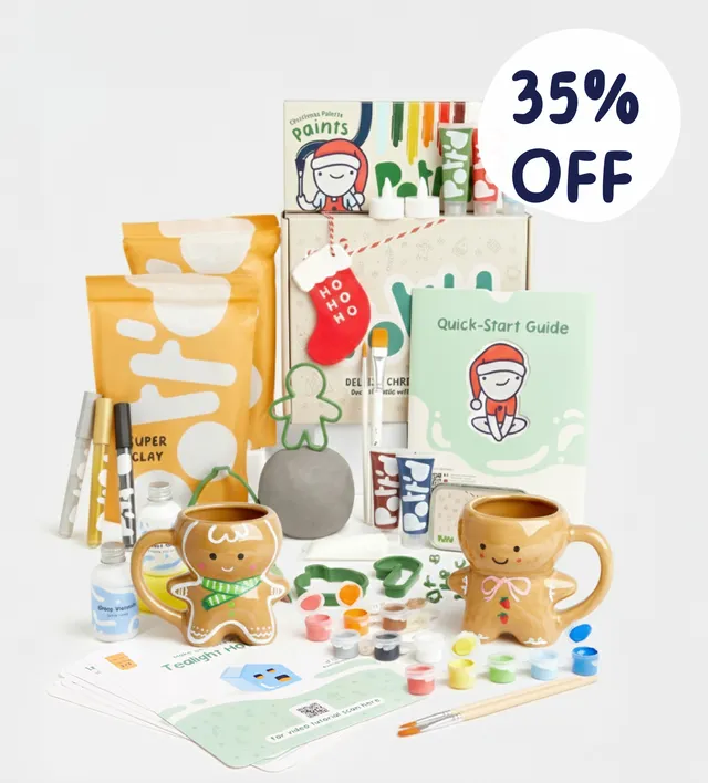 Pott'd Bundles Christmas kit ceramica vasellame e tazza gingerbread