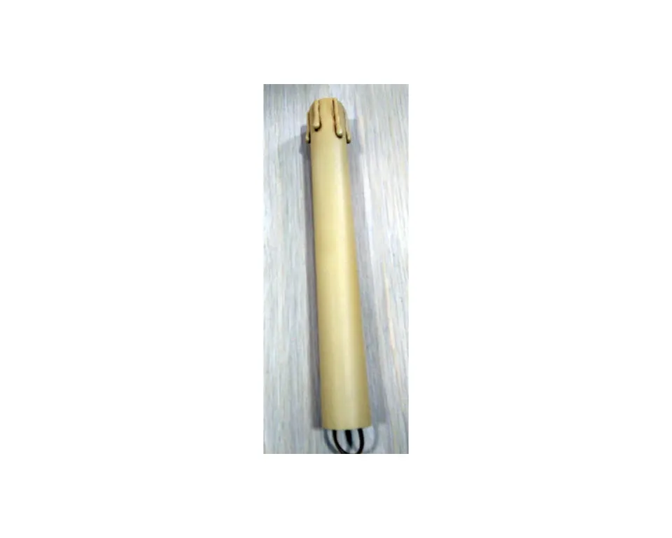 Ditta Montanini CD011 candela legno E14 h 20 antica