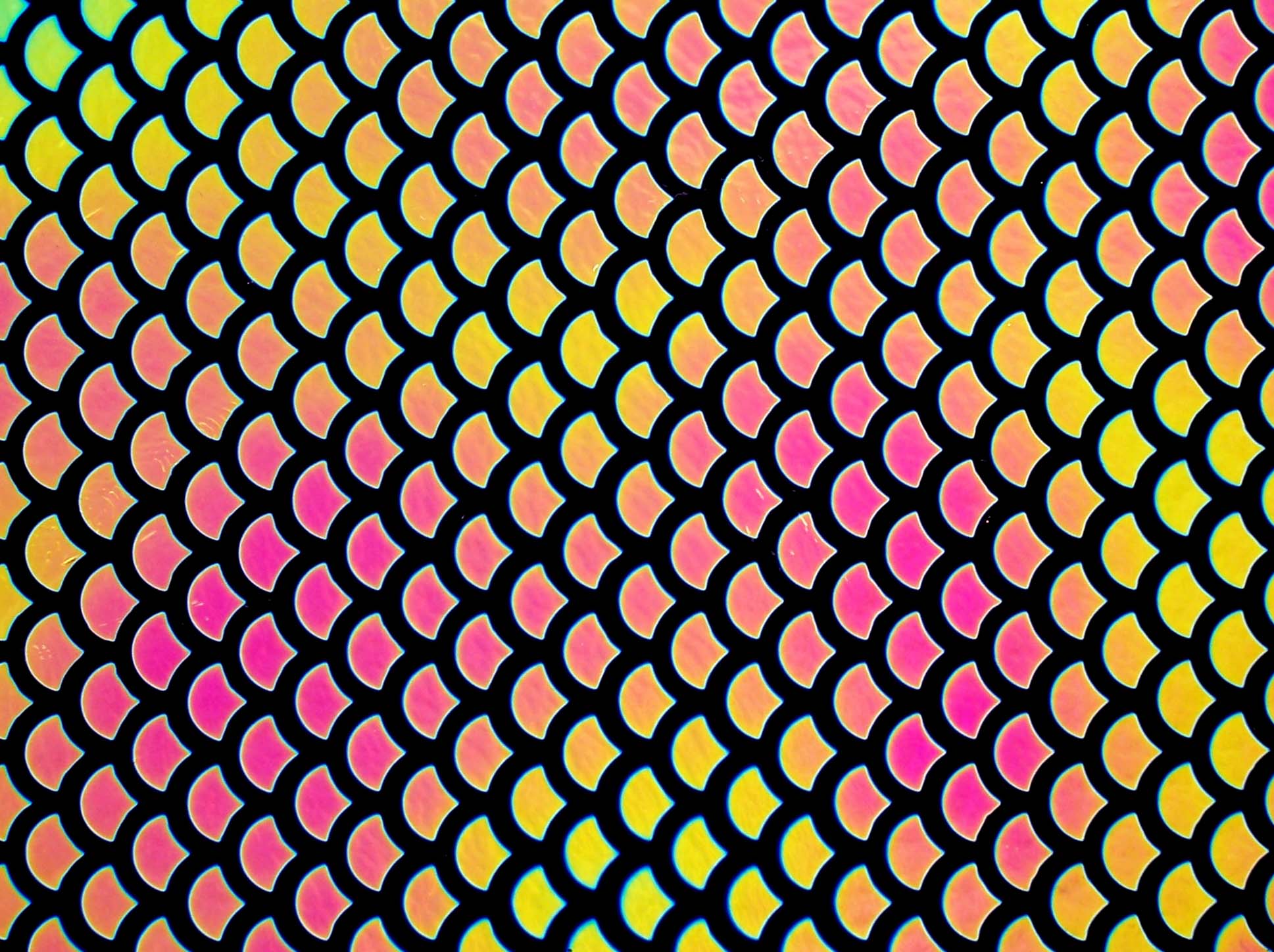 Cbs Dichroic Borderline Scale Green Magenta vetro fusione