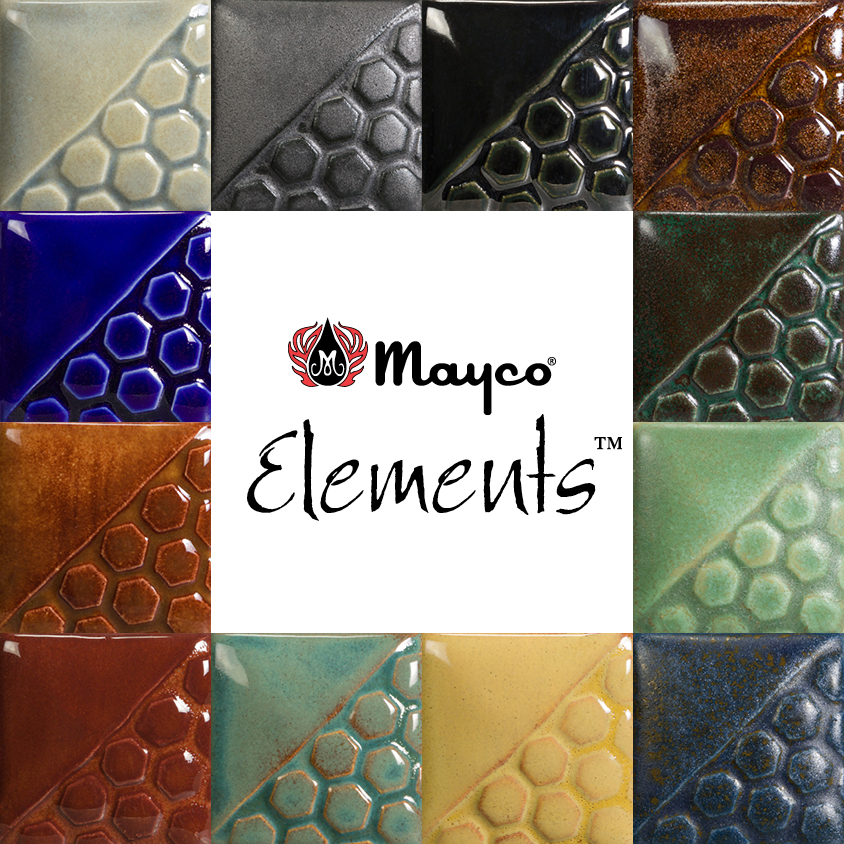 Mayco Elements Assortment Kit smalto ceramica set pinte