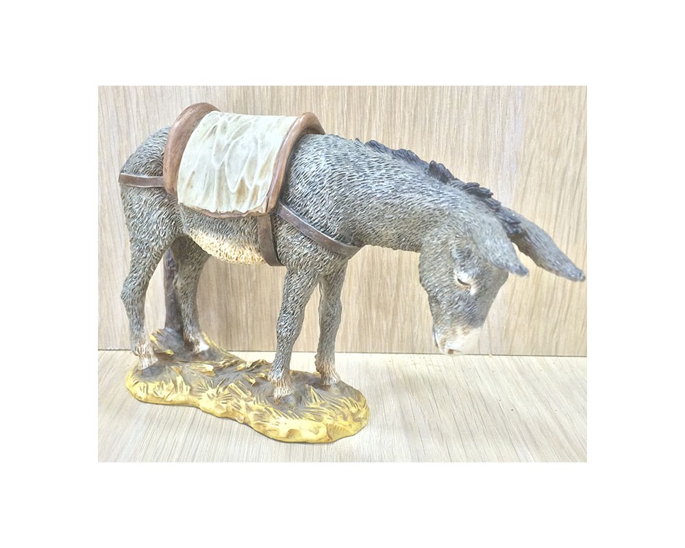 Pastori Landi 1508 asino presepe 15 cm resina